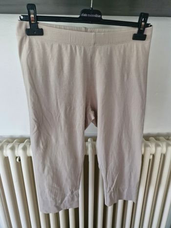 Legging court beige Camaïeu Taille 3