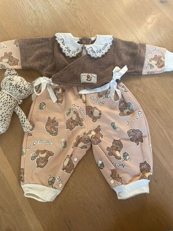 Combinaison vintage Tim pouce 6 mois p’tit loup