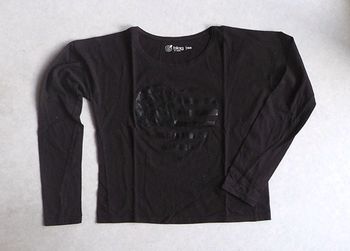 Maillot manches longues noir "blog"