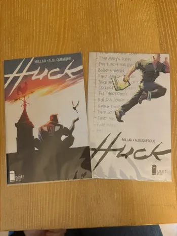 Comics tome 1 et 2 Huck (en anglais )