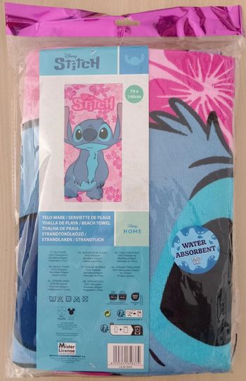 Drap plage/bain stitch disney 70*140 cm