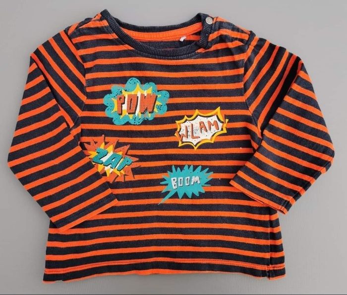 Lot de 2 tee-shirt ML 18 mois garçon orchestra - photo numéro 5