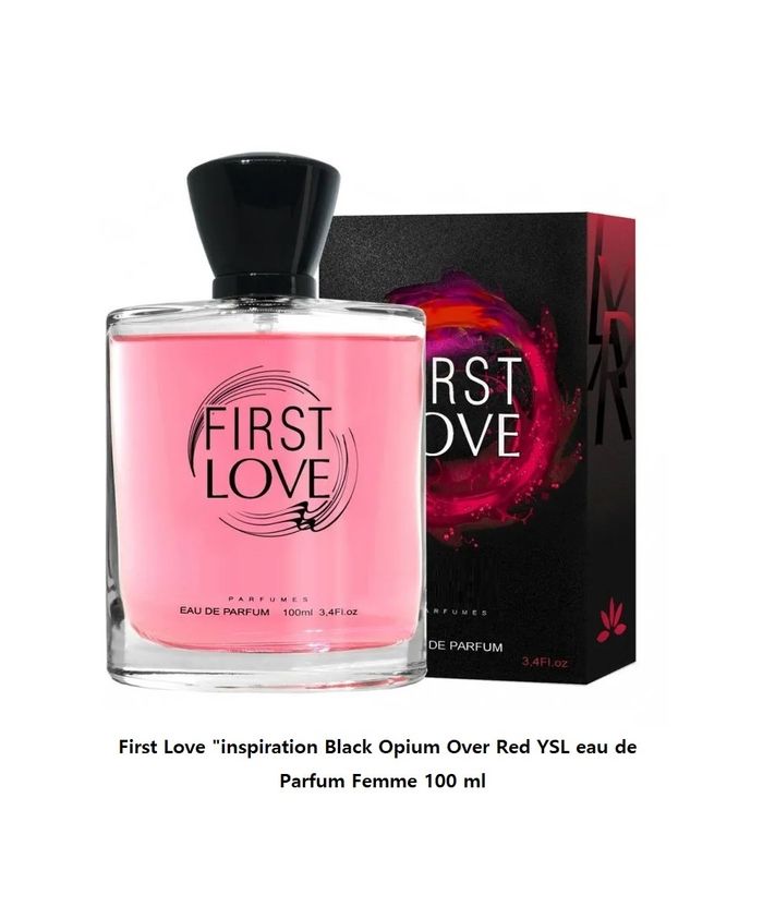 First Love "inspi  Black Opium Over Red YSL " eau de Parfum Femme 100 ml
