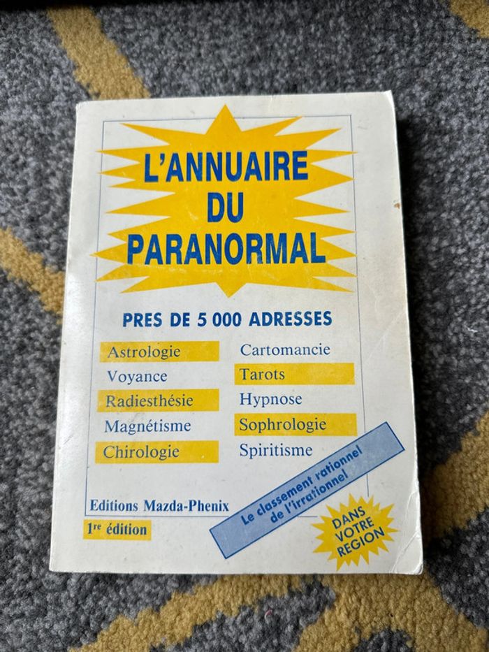 L’annuaire du paranormal