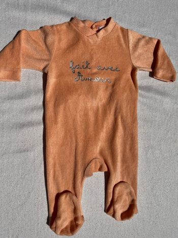 Dors Bien / Pyjama Kinousses orange / 6 mois