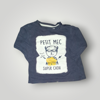 T-shirt manches longues - 12 mois - Gémo