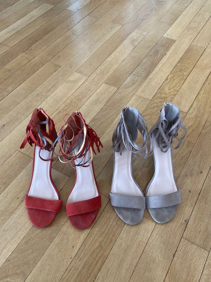 Lot de 2 paires de chaussures à talons
