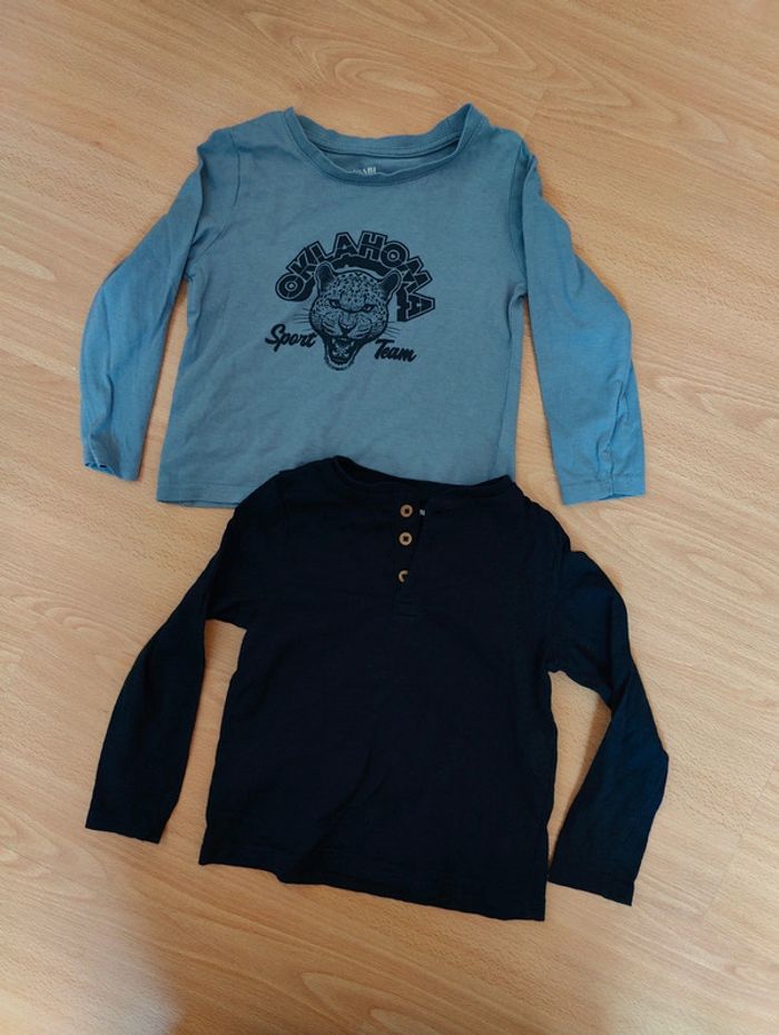 Tee shirts ML garçon Kiabi 3 ans