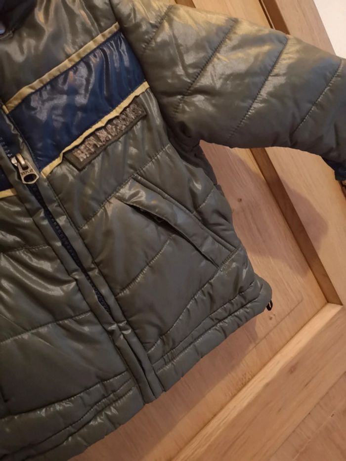 Manteau doudoune Replay en kaki 12 mois - photo numéro 5