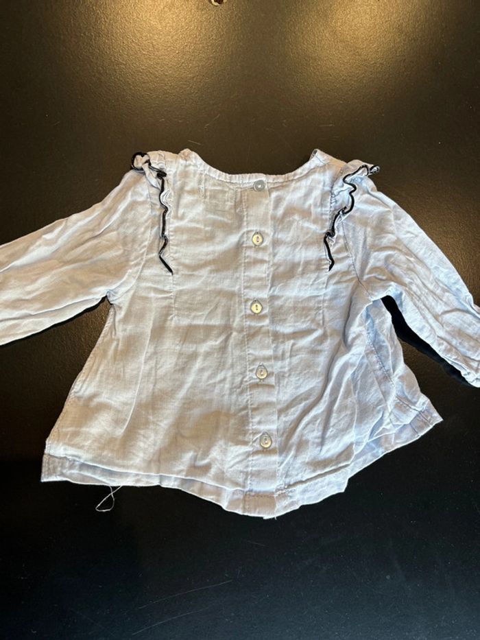 Blouse bleu clair - photo numéro 2