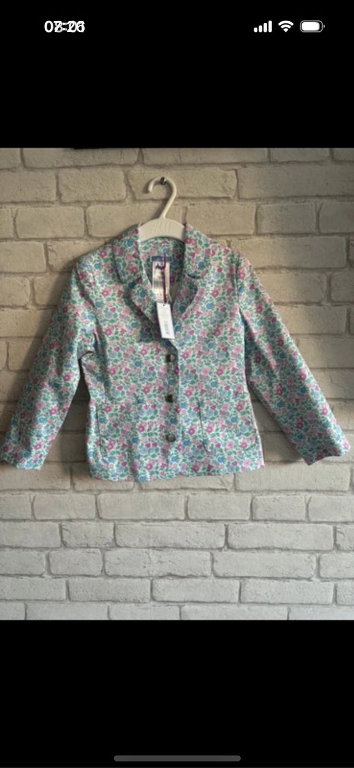 Veste liberty jacadi taille 5 ans neuf