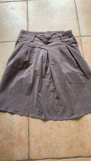 Jupe daim grise taille M