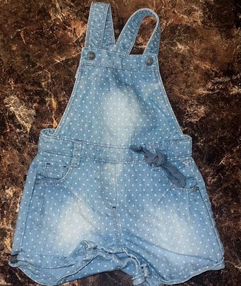 Salopette short bebe
