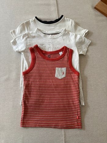 Lot 3 T-shirt Okaïdi 3 ans