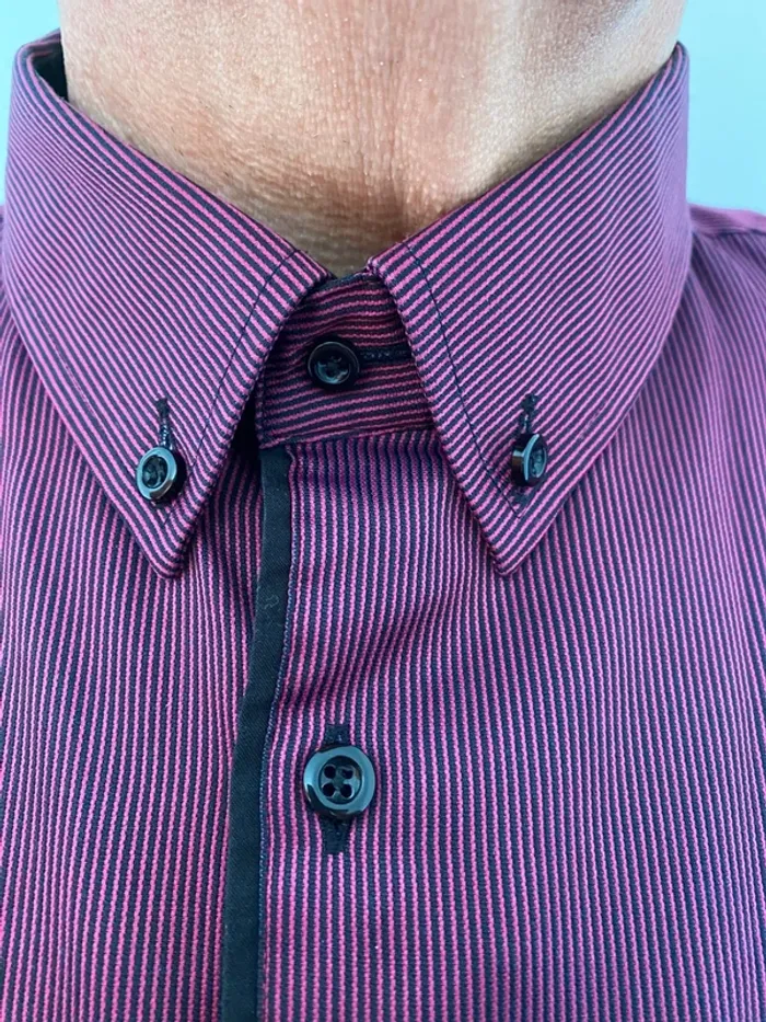 Chemise satinée violette - photo numéro 10