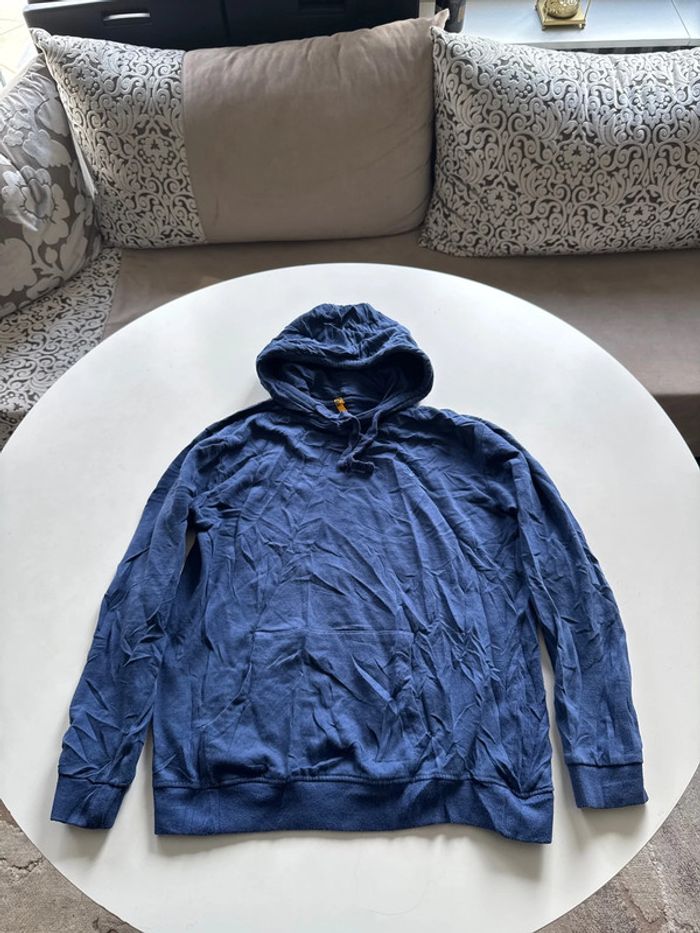 Sweat à capuche bleu People Concept – 16 ans – Logo loup