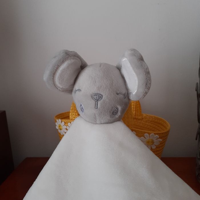 Doudou "Petite Souris qui dort" *mouchoir imprimé - photo numéro 8