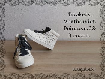 Baskets montantes Vertbaudet pointure 30
