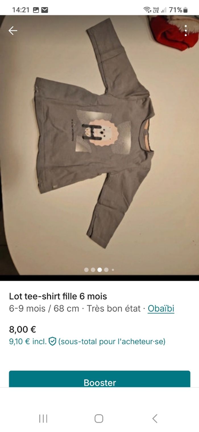 Lot 6 mois fille - photo numéro 5