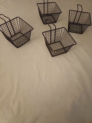 Lot de 8 paniers à frites 