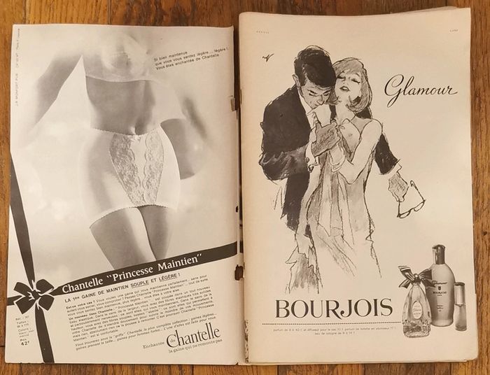 Rare complet magazine mode et travaux 1964 patrons et suppléments vintage - photo numéro 5