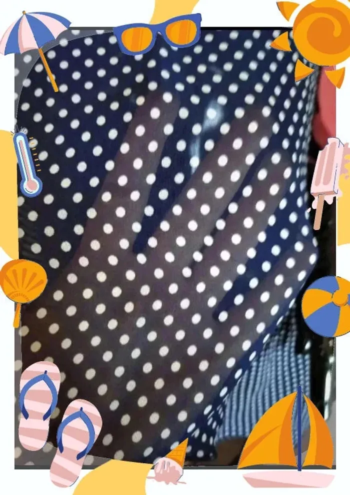 Top fluide esprit vintage a pois - photo numéro 2