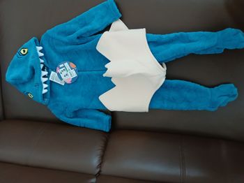 pyjamas garcon dinosaure en polaire 18 mois