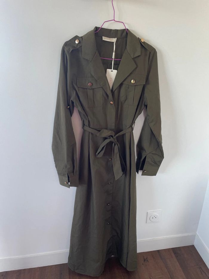 Robe Kaki exquiss’s longue