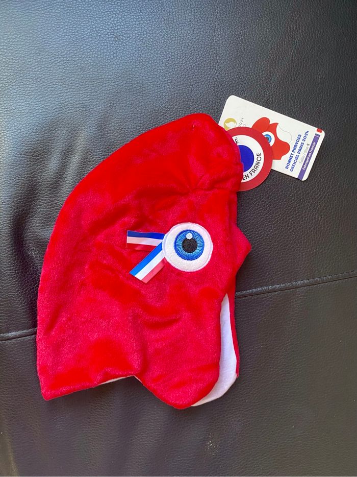 Bonnet phryges enfant 0-5 ans mascotte JO jeux olympiques paris 2024 chapeau - photo numéro 2