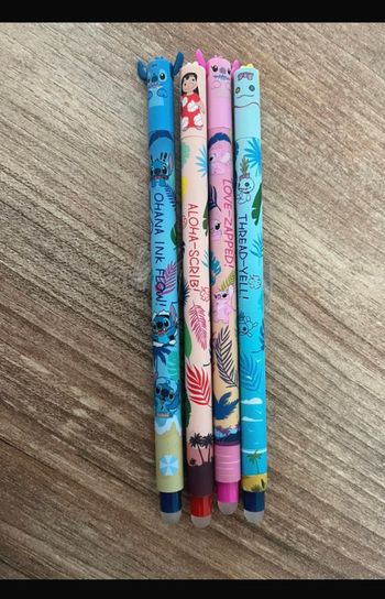 4 stylos encre gel effacables
