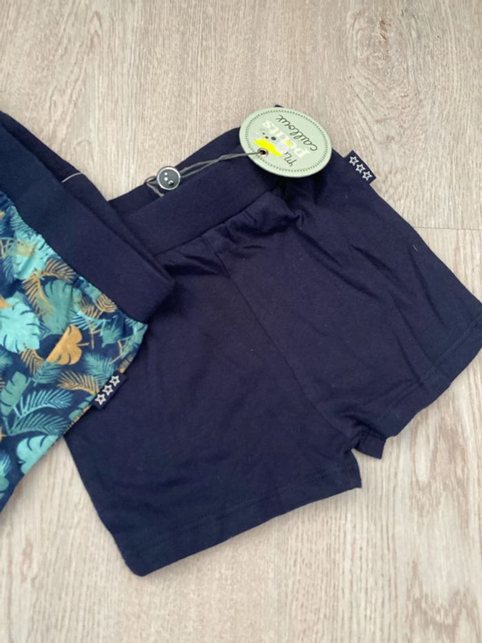 Lot de deux shorts mes petits cailloux, taille 12 mois, neuf - photo numéro 3
