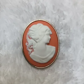 Broche/pendentif camée vintage