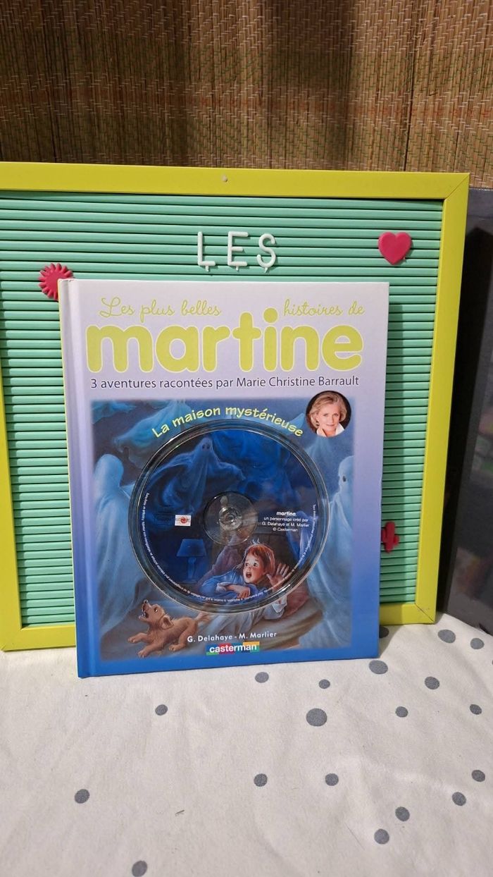 Livre + cd Martine