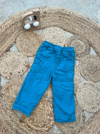 Pantalon turquoise 3 mois