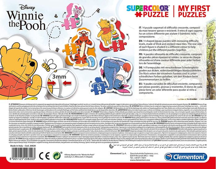 Puzzle Winnie l'Ourson Clementoni 20820 - photo numéro 3