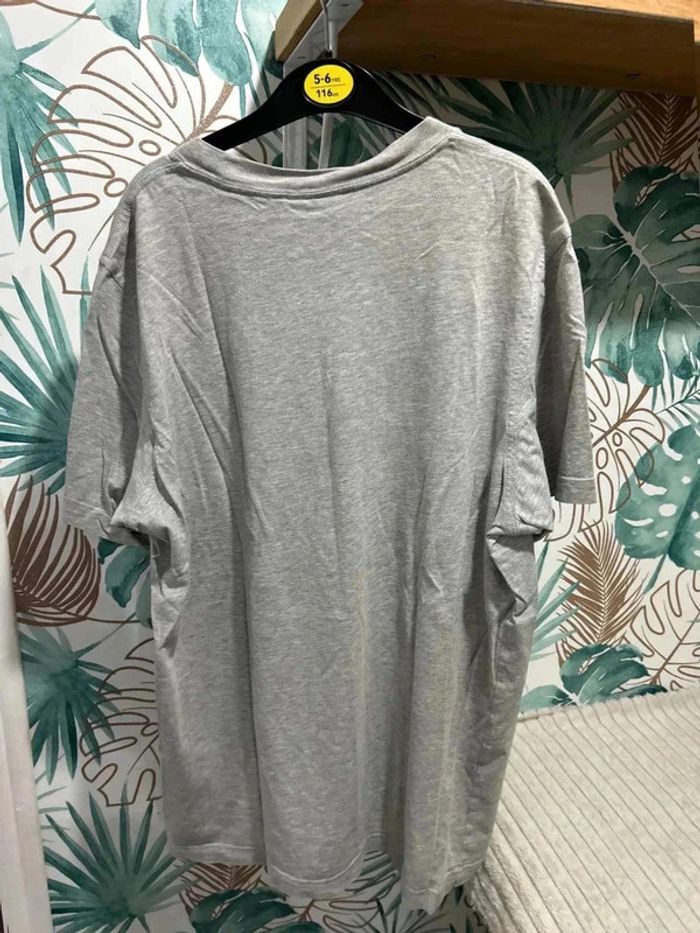 T shirt Adidas gris et vert - photo numéro 4