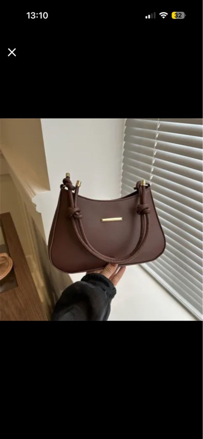 Petit sac carré à aisselles à main haut de gamme pour femmes - photo numéro 5