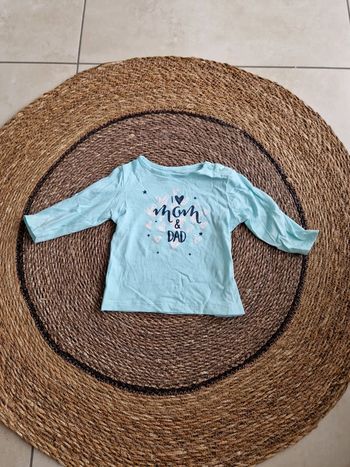 Joli tee-shirt manches longues Gémo 6 mois