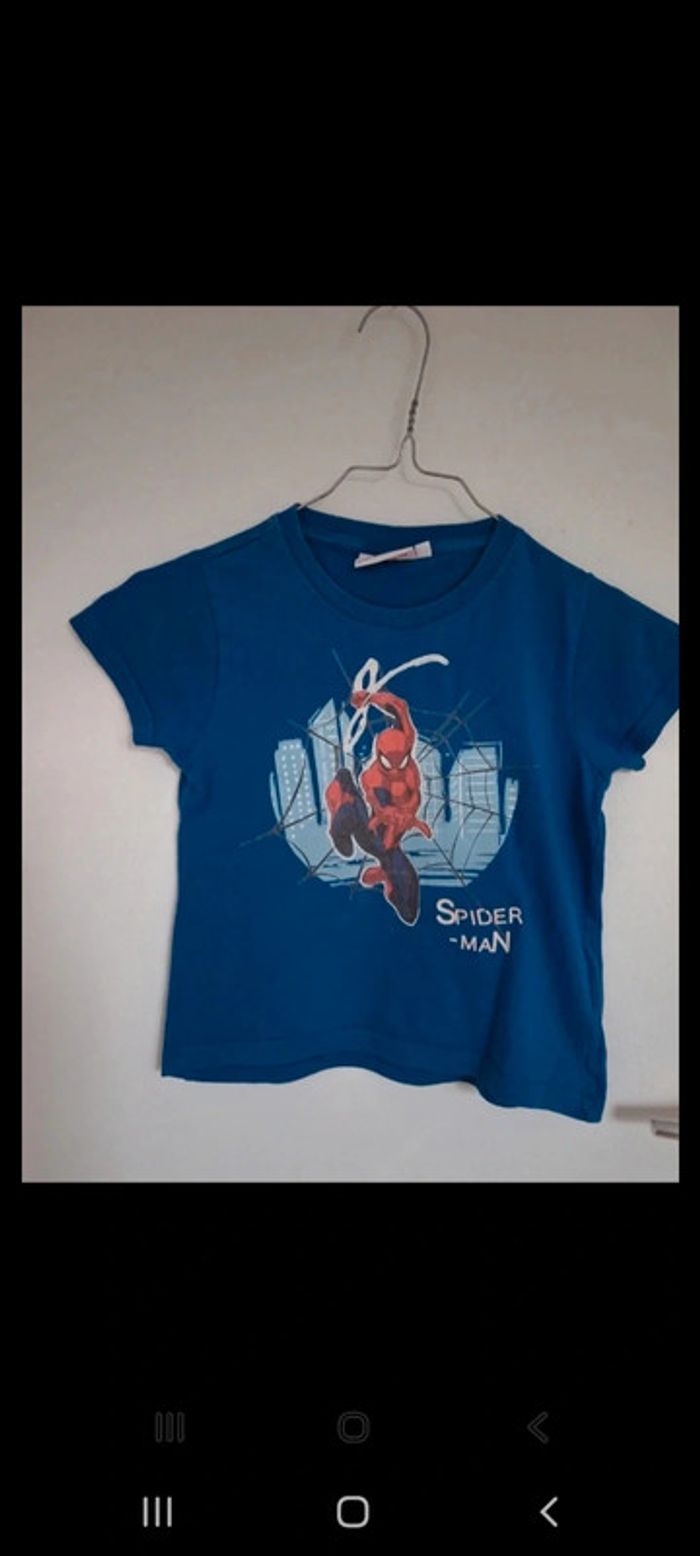 T-shirt MC garçon 5 ans spiderman