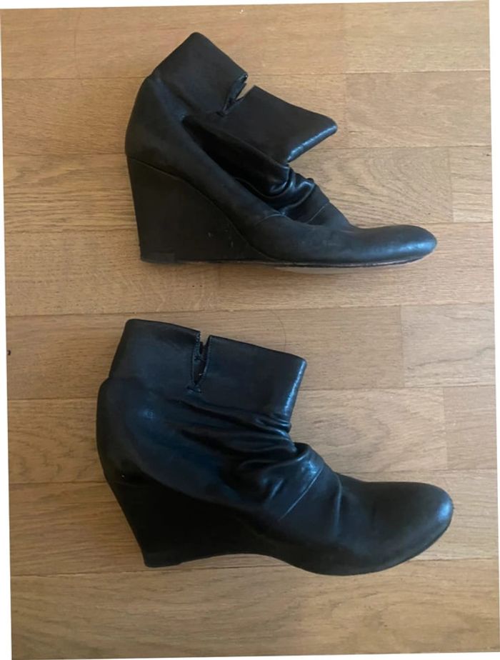 Bottines Maje talon invisible noir taille 39 - photo numéro 4