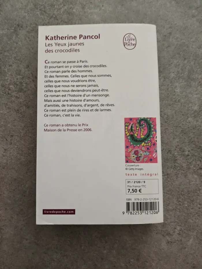 Les yeux jaunes des crocodiles Katherine Pancol - photo numéro 2