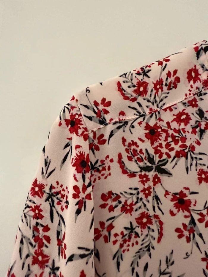 Superbe Blouse fleurie fluide neuve Camaïeu 🌸 40 L - photo numéro 7
