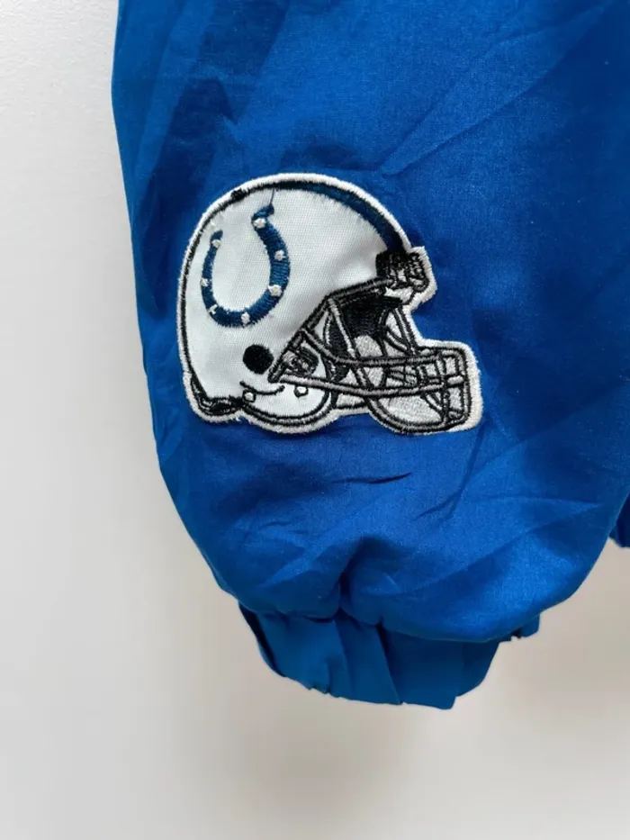Rare jacket NFL Colts Indianapolis Blue White Mens - photo numéro 2