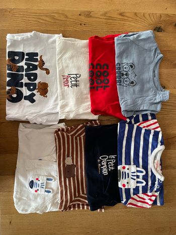 Lot tee shirts manches longues