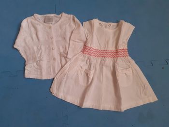 Robe et gilet 1mois