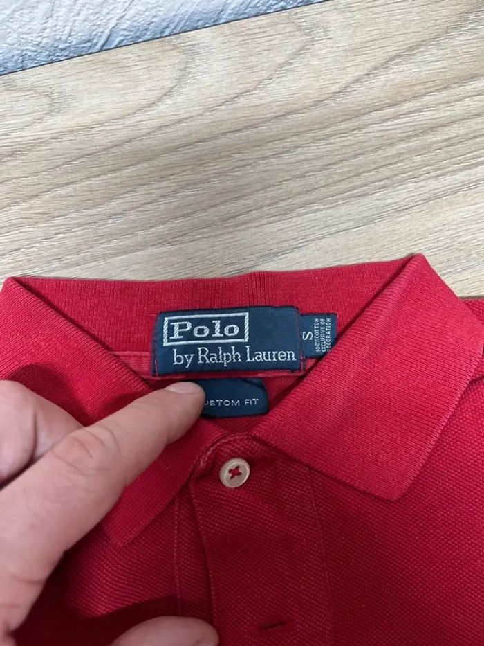 Lot de 2 Polo Ralph Lauren - taille S - couleur rouge et jaune - photo numéro 5