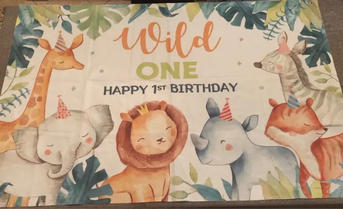 Toile mon premier anniversaire