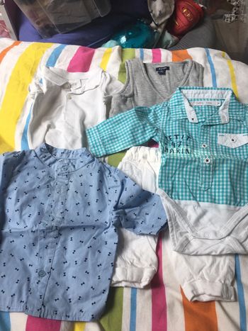 Lot de 4 pièces garcon en 1 mois