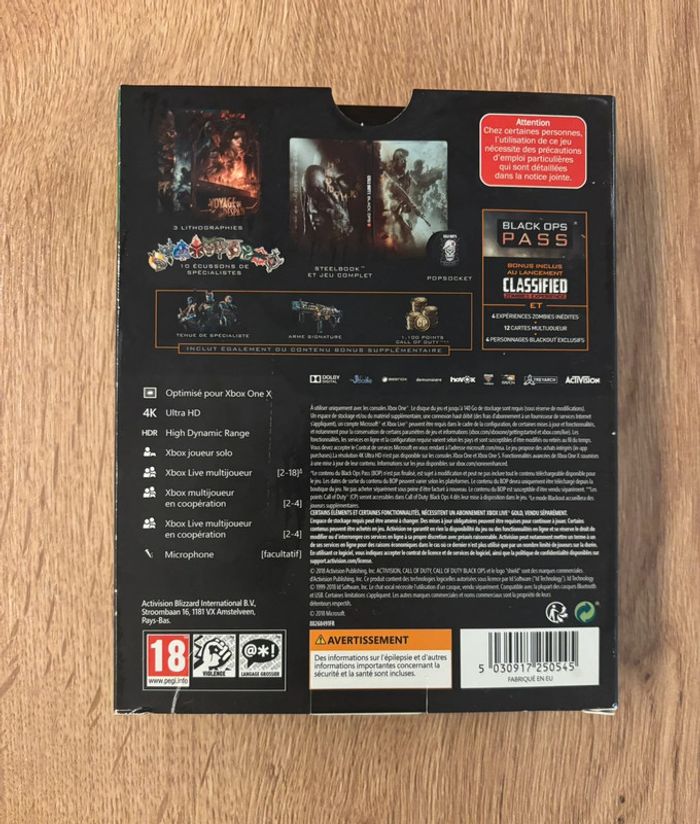 COD BlackOps4 édition pro - photo numéro 3