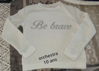 Pull doux sweat orchestra 10 ans fille